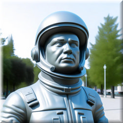Установить бюст космонавту Хрунову